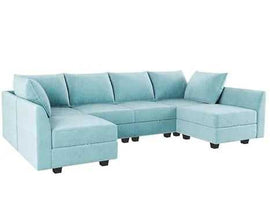 Ethan Living Room Fabric Sofa