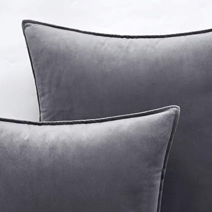 Velvet Square Shape Cushion Cover, Throw Pillow Cover