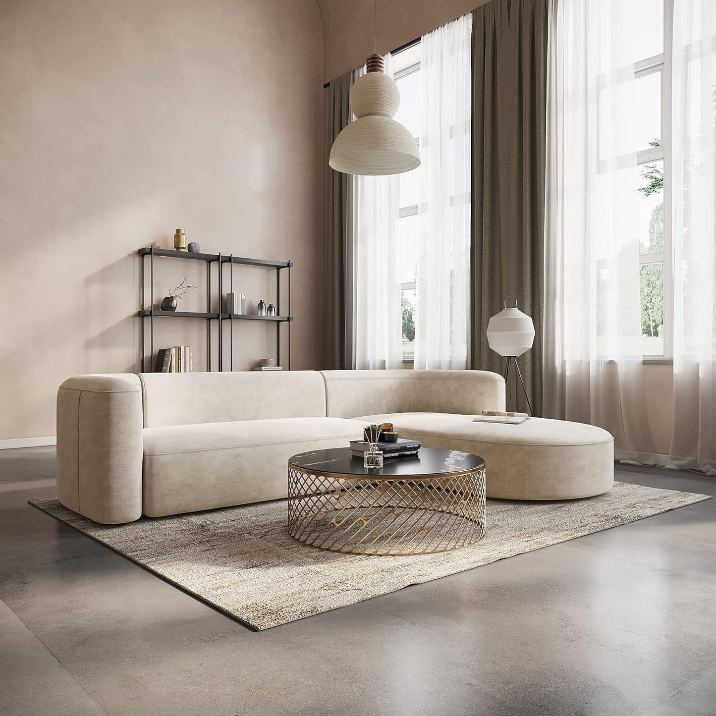 Berlin 4 Seater Corner Sofa For Leaving Room