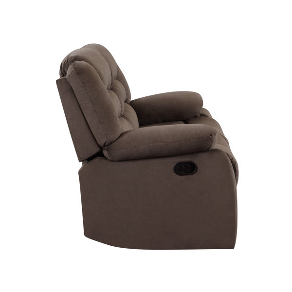 Vector Fabric Manual Recliner For Living Room