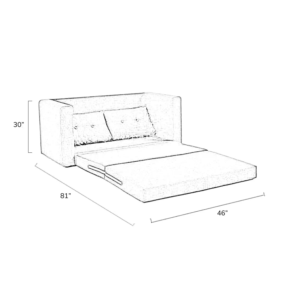 Corrigon Fabric Wooden Sofa Bed for Living Room | 2 , 3 Seater Sofa Bed