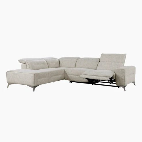 Carlos 5 Seater Manual Recliner L Shape Sofa for Living Room | Premium L shape Recliner Sofa Set