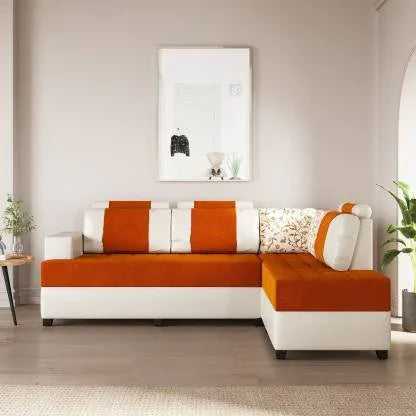 Booster L Shape RHS Half-leather Seater Sofa