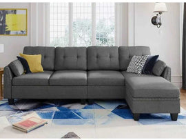 Elora Modular 5 Seater Sofa For Living Room - Torque India