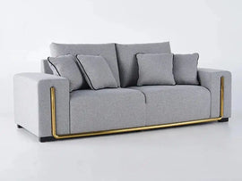 Gloria 2 Seater Premium Fabric Sofa For Living Room - TORQUE INNOVATIONS PRIVATE LIMITED