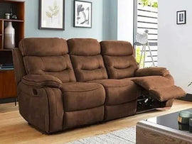 Joel 3 Seater Manual Recliner | 3 Seater Recliner Sofa - Torque India