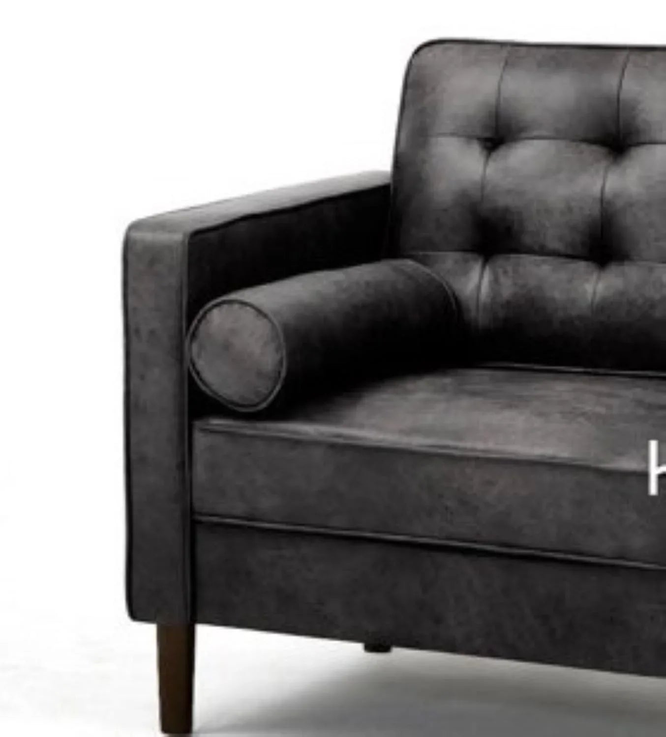 Drinel Leatherette Sofa for Living Room