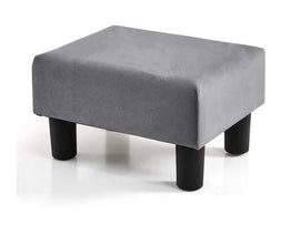 Rectangle Shape Fabric Ottoman Puffy for Foot Rest Home Furniture | Puffy Stool - Torque India