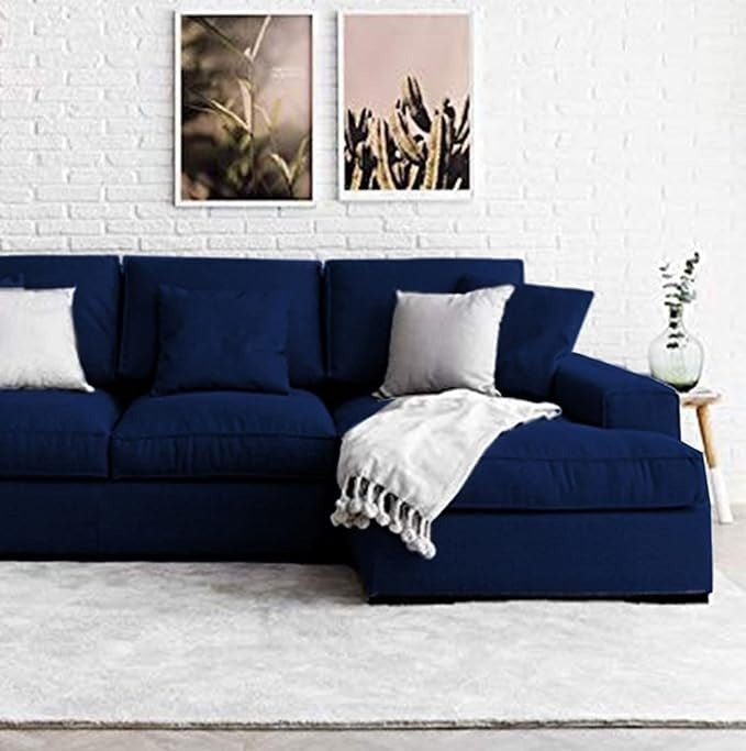 Reiko L-Shape 4 Seater Sofa for Living Room - Torque India