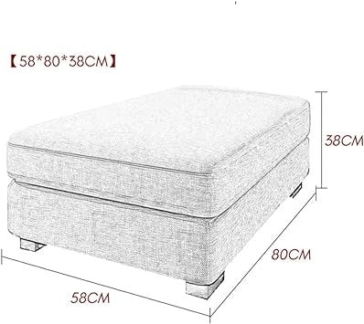 Ruby Square Shape Ottoman Puffy - Torque India