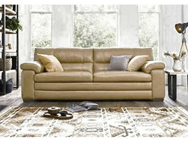 Slouch 2 Seater Leatherette Sofa For Living Room - Torque India