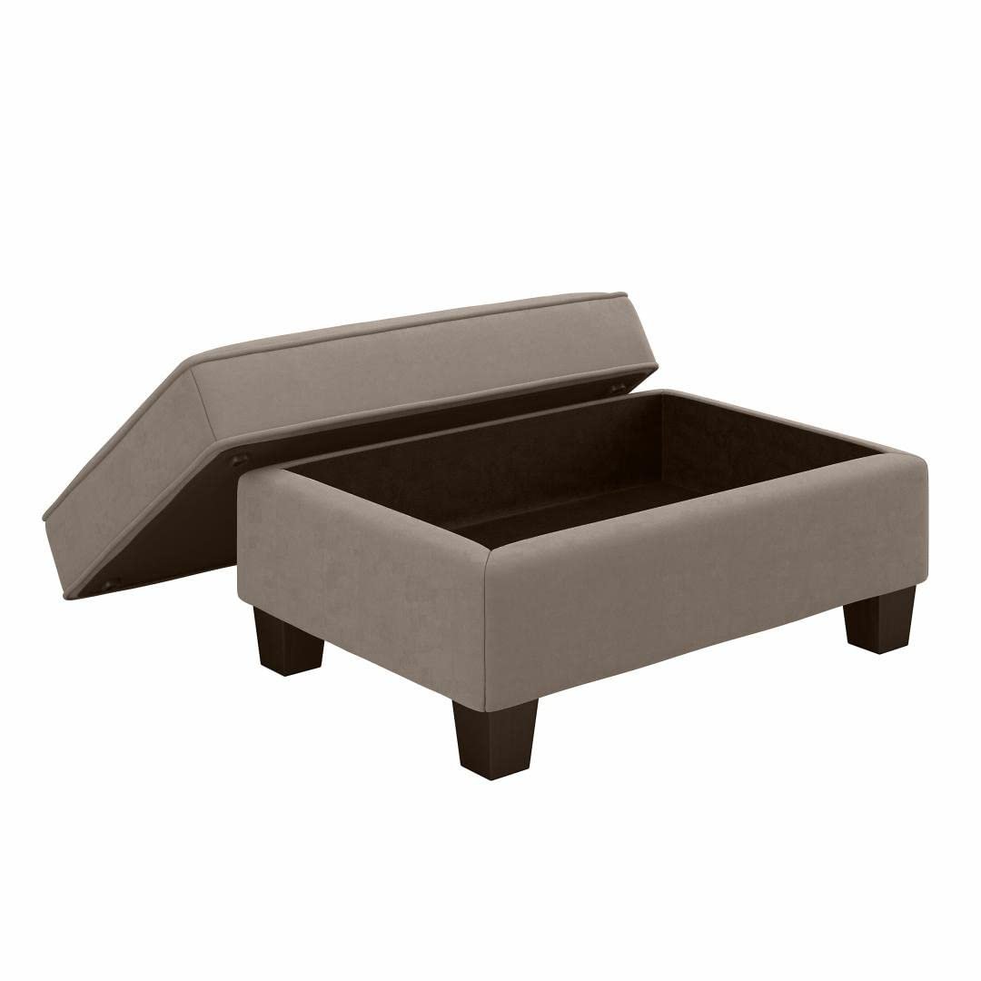 Torque - Moscow 5 Seater Corner Fabric L Shape Sofa with Ottoman - Torque India