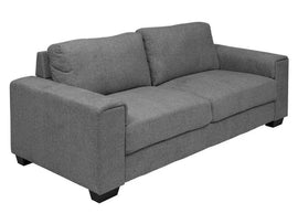 Albury 3 Seater Sofa for Living Room (Grey) | 3 Seater Sofa - Torque India