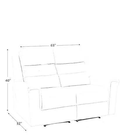 Alina 2 Seater Fabric Manual Recliner - Torque India