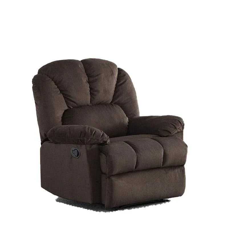 Allmaxx 1 Seater Fabric Manual Recliner - Brown - Torque India