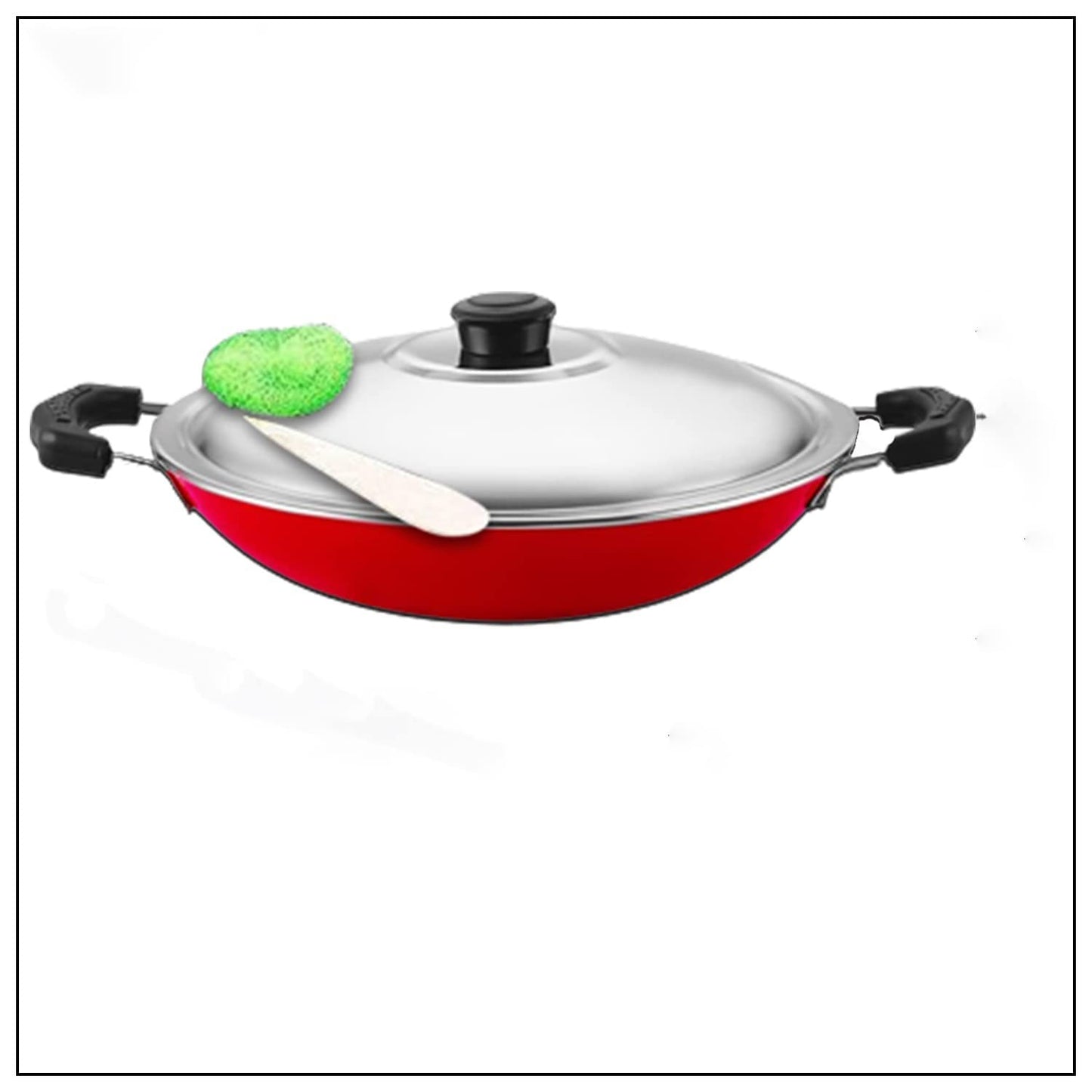 AppaChatti with Steel Lid 22 cm - Torque India