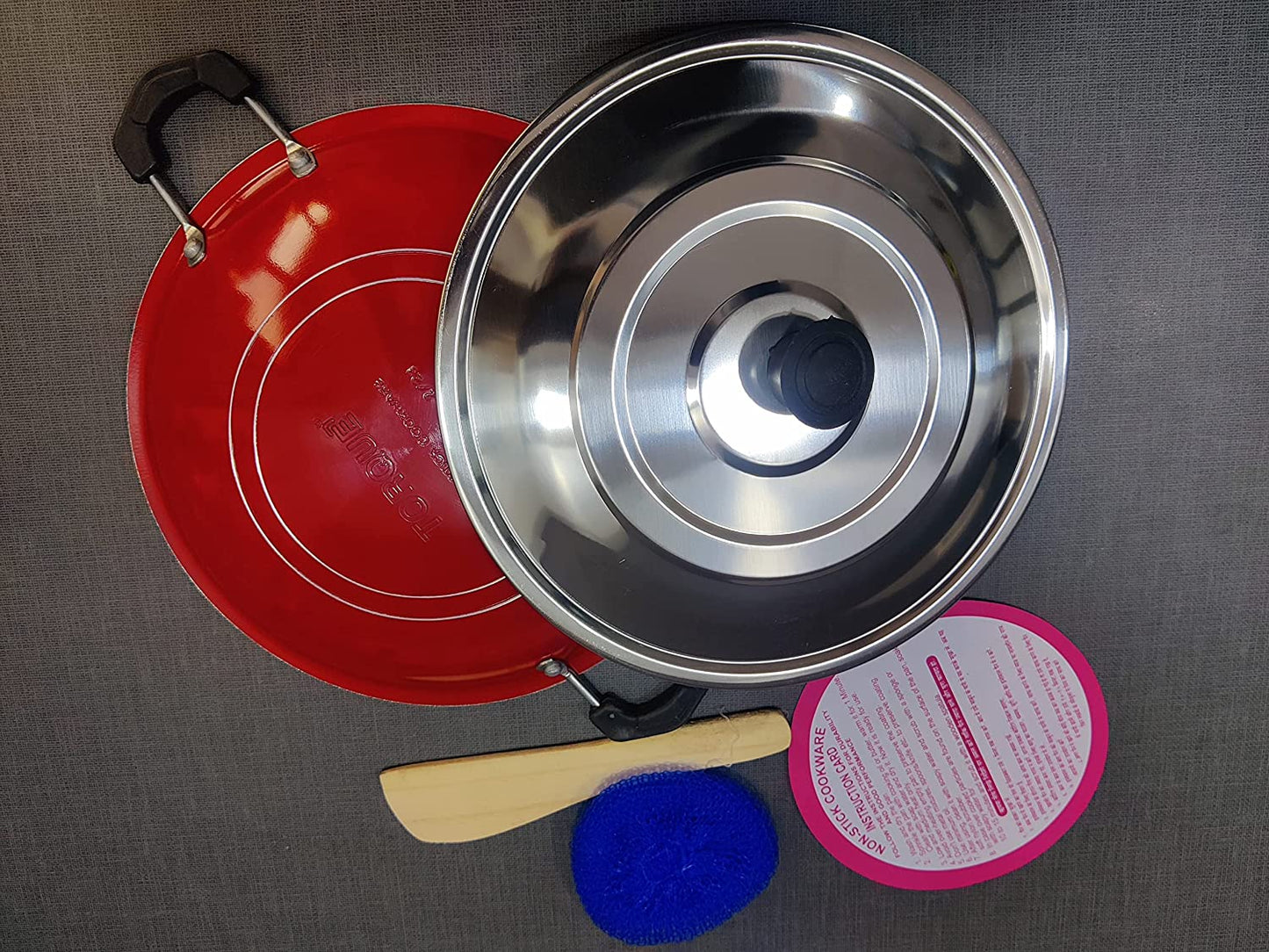 AppaChatti with Steel Lid 22 cm - Torque India