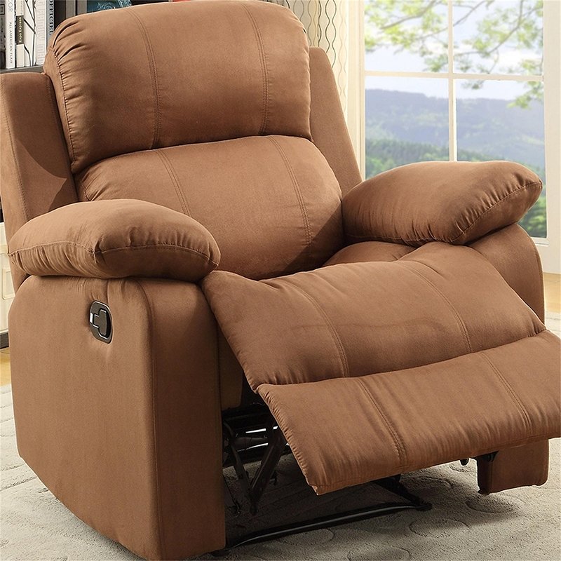 Boxberg Fabric Recliner in Chocolate Brown | Single Seater Recliner - Torque India