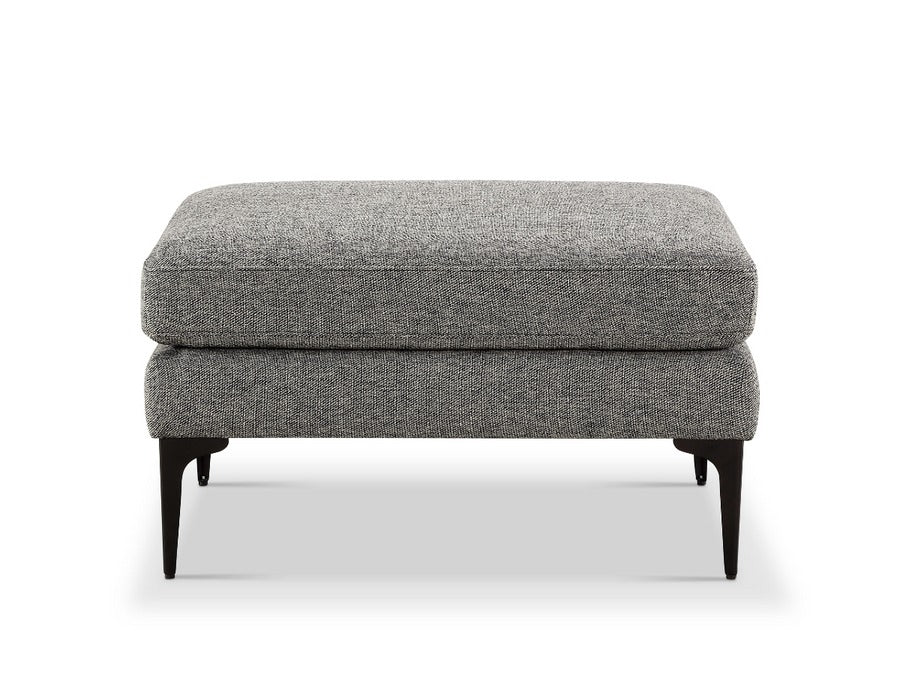 Canali Rectangle Shape Fabric Ottoman Puffy - Torque India