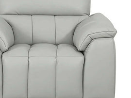 Casanoy 1 Seater Leather Sofa for Living Room | 1 Seater Leather Sofa - Torque India