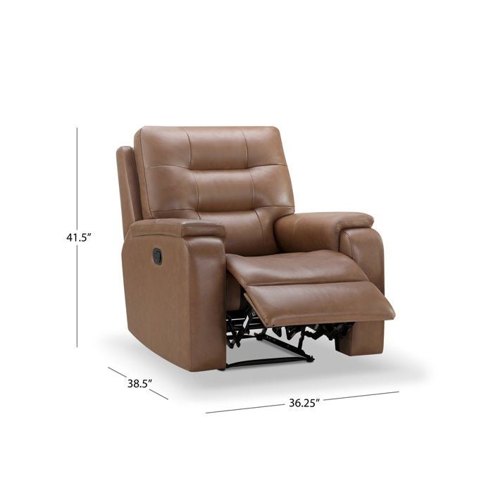 Charlie 1 Seater Manual Leatherette Recliner - Torque India