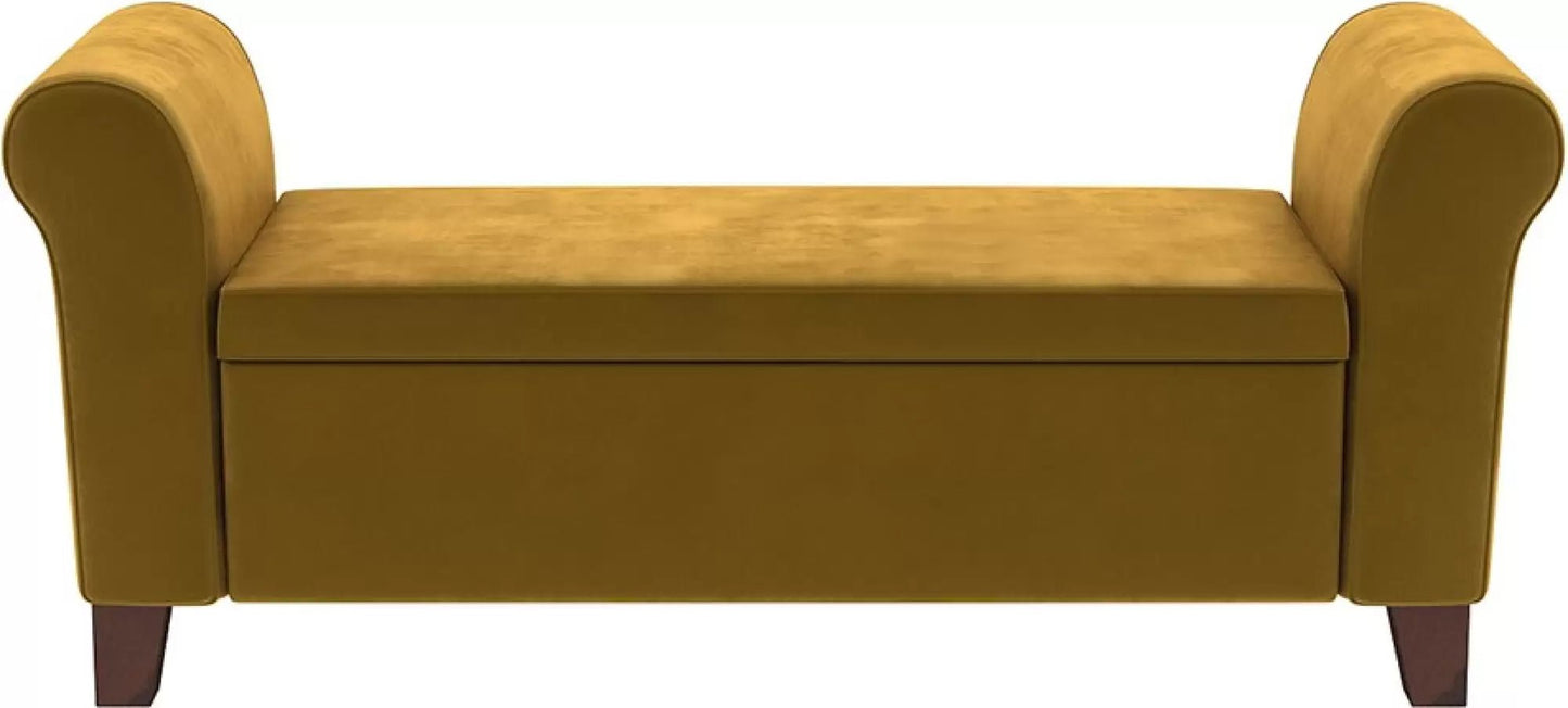 Crystal 2 Seater Upholstered Storage Bench - Torque India