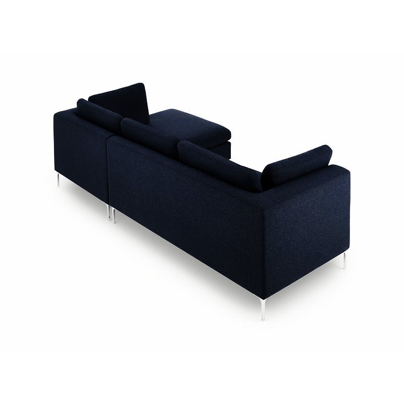 Elfin 4 Seater L Shape Fabric Sofa Set for Living Room - Torque India