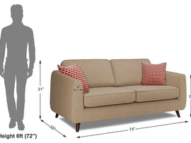Eva Fabric Sofa Collection For Living Room | Bedroom | Office - Torque India