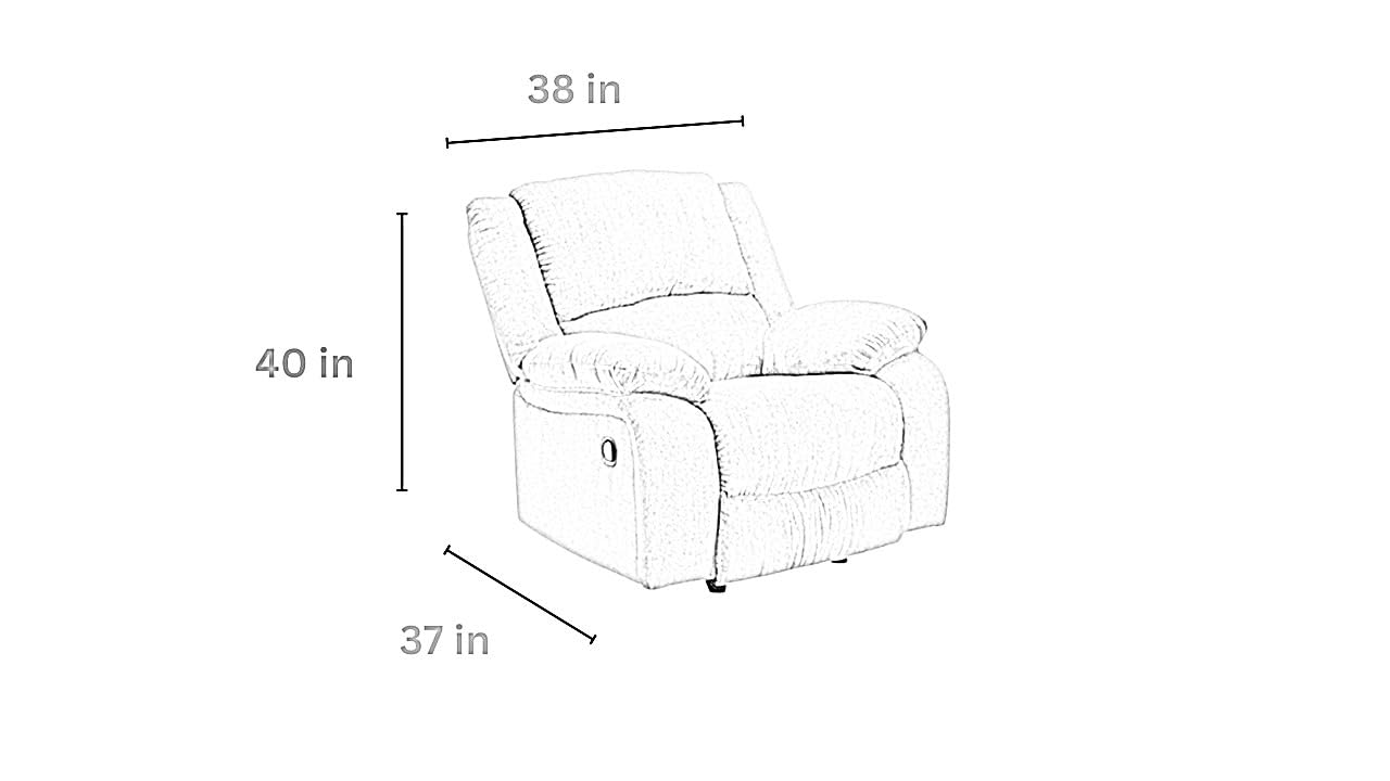 Filton 1 Seater Fabric Manual Recliner - Torque India