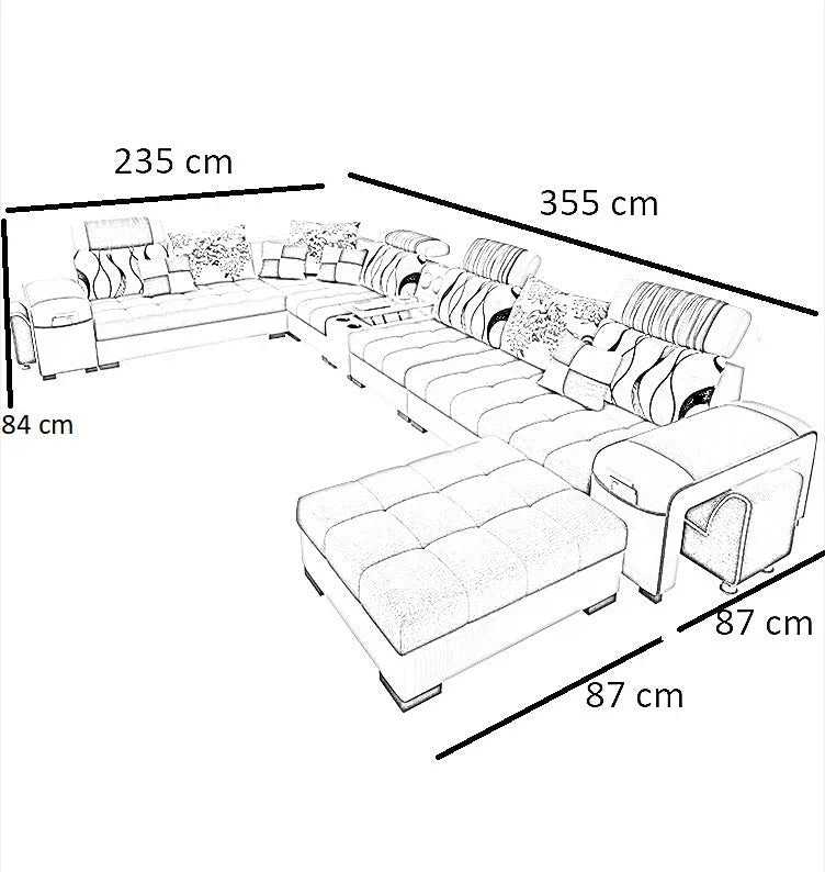12 seater sofa set