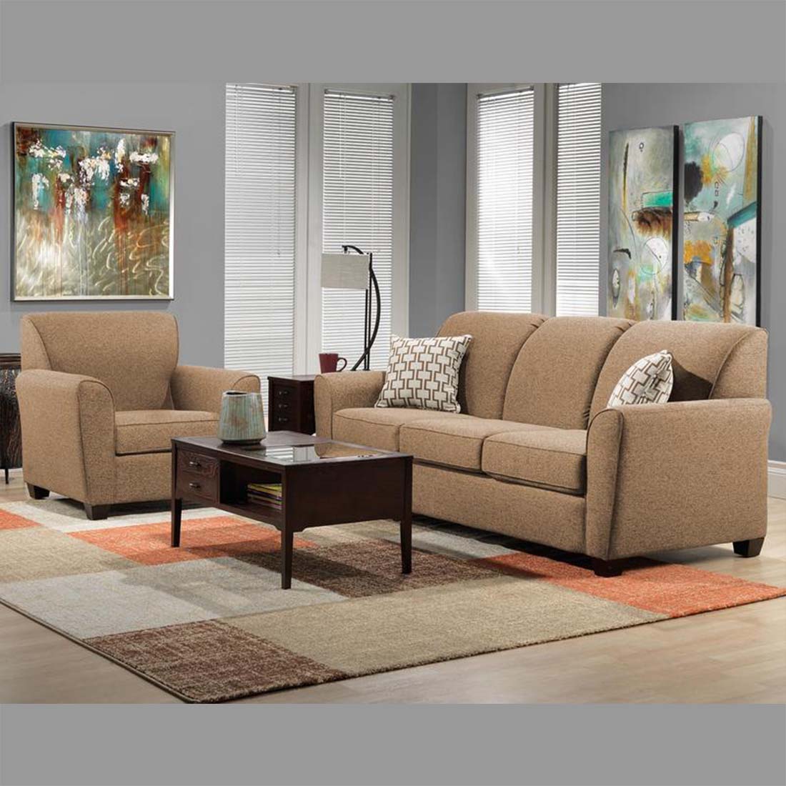 Holden 1 Seater Sofa for Living Room - Torque India