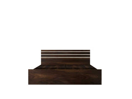 Hyatt Engineered Wood Bed with Box Storage for Bedroom (Brown) - Torque India