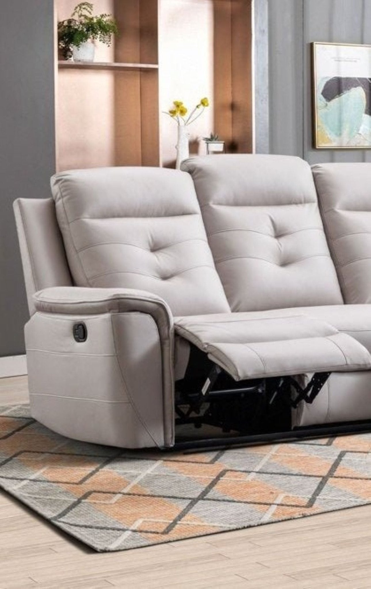 Jamie Manual Leatherette Recliner | Best Leather Recliners - Torque India