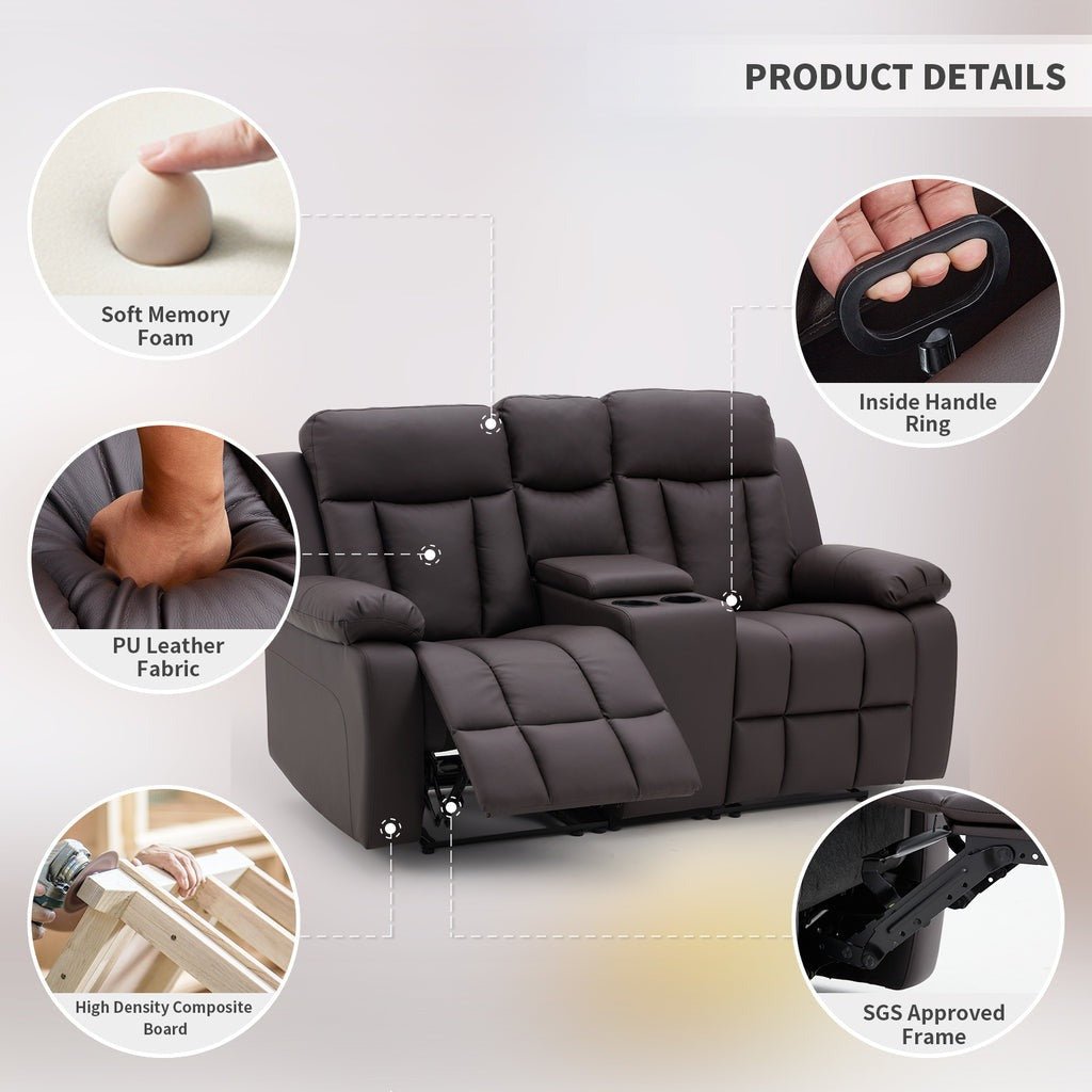 Janet Leatherette Manual Recliner - Torque India