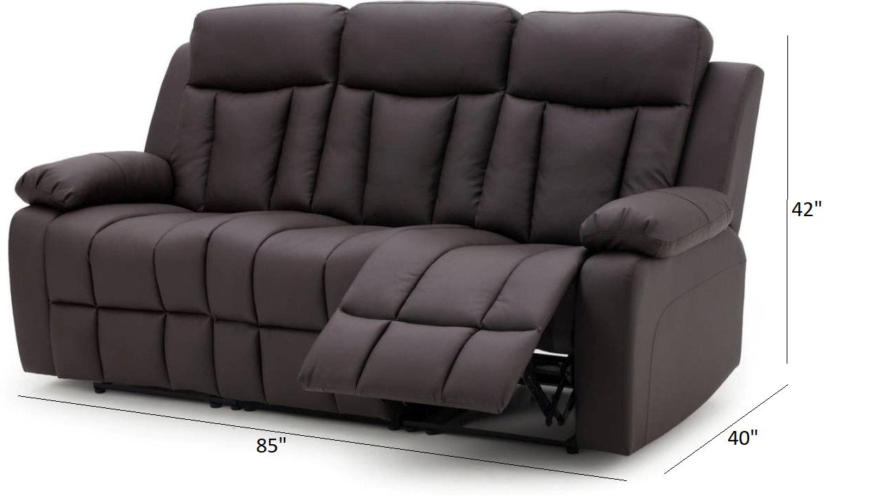 Janet Leatherette Manual Recliner - Torque India