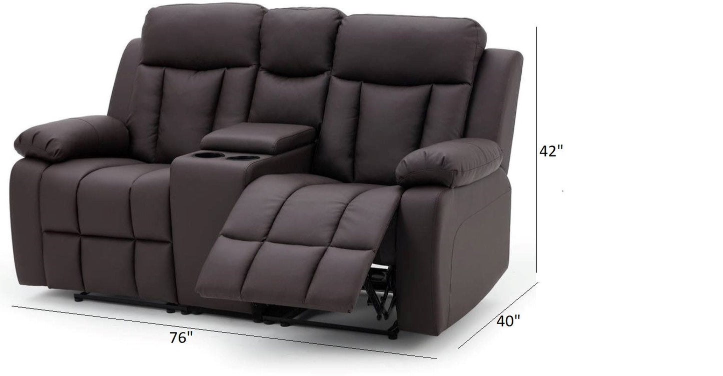Janet Leatherette Manual Recliner - Torque India