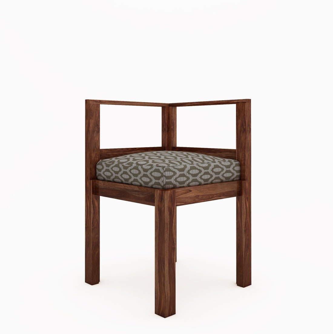 Jeff Wooden Square Dining Table Sets with 4 Cushioned Chairs - Torque India