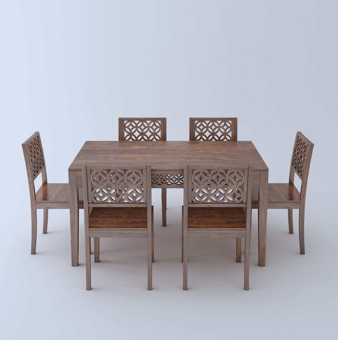 Lea Wooden Rectangle Dining Table Sets with 4 Chairs - Torque India