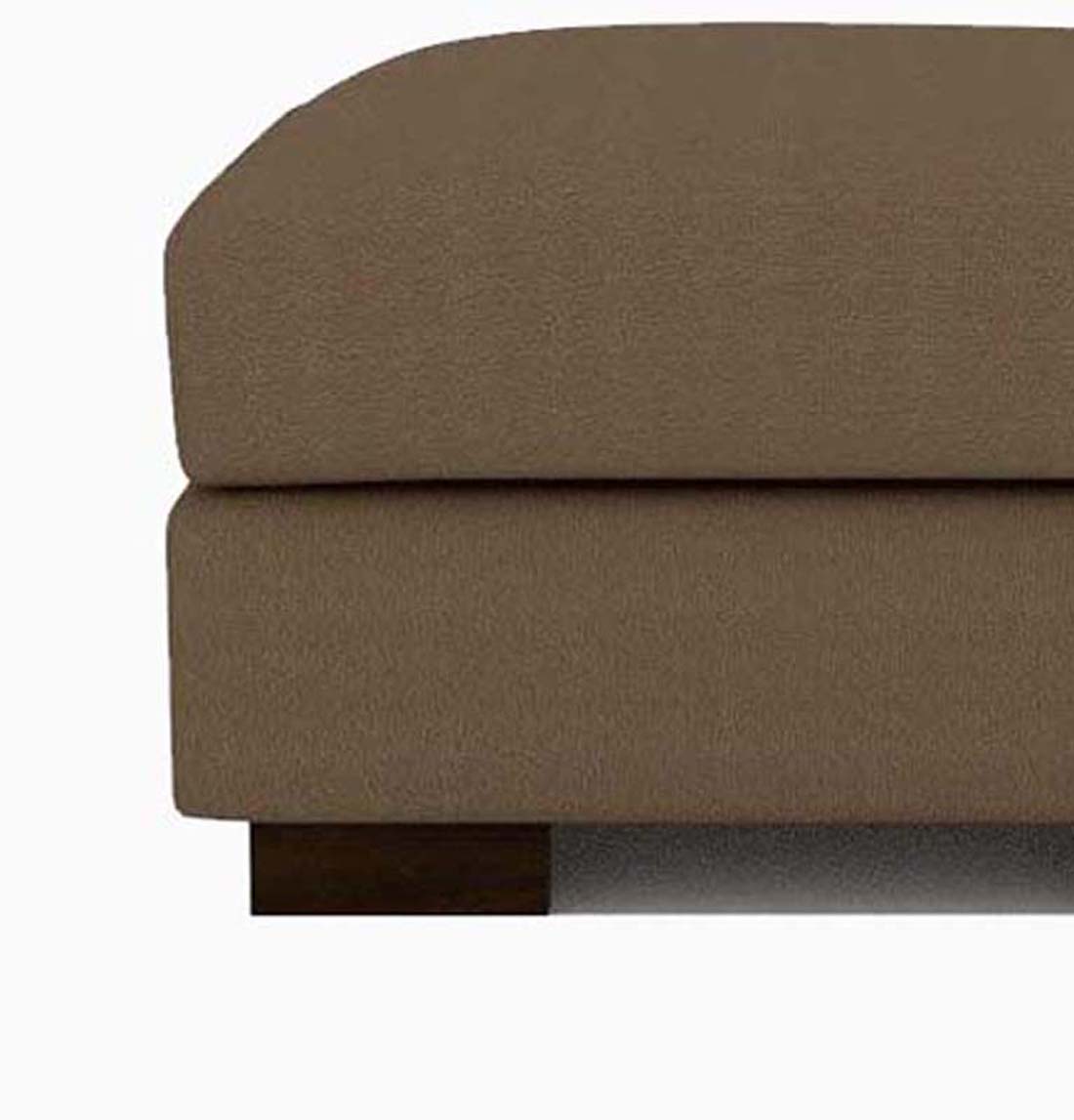 Mendoza Square Shape Fabric Ottoman Pouffes - Torque India