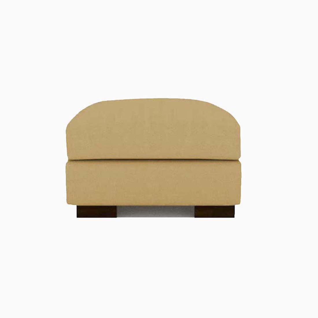 Mendoza Square Shape Fabric Ottoman Pouffes - Torque India