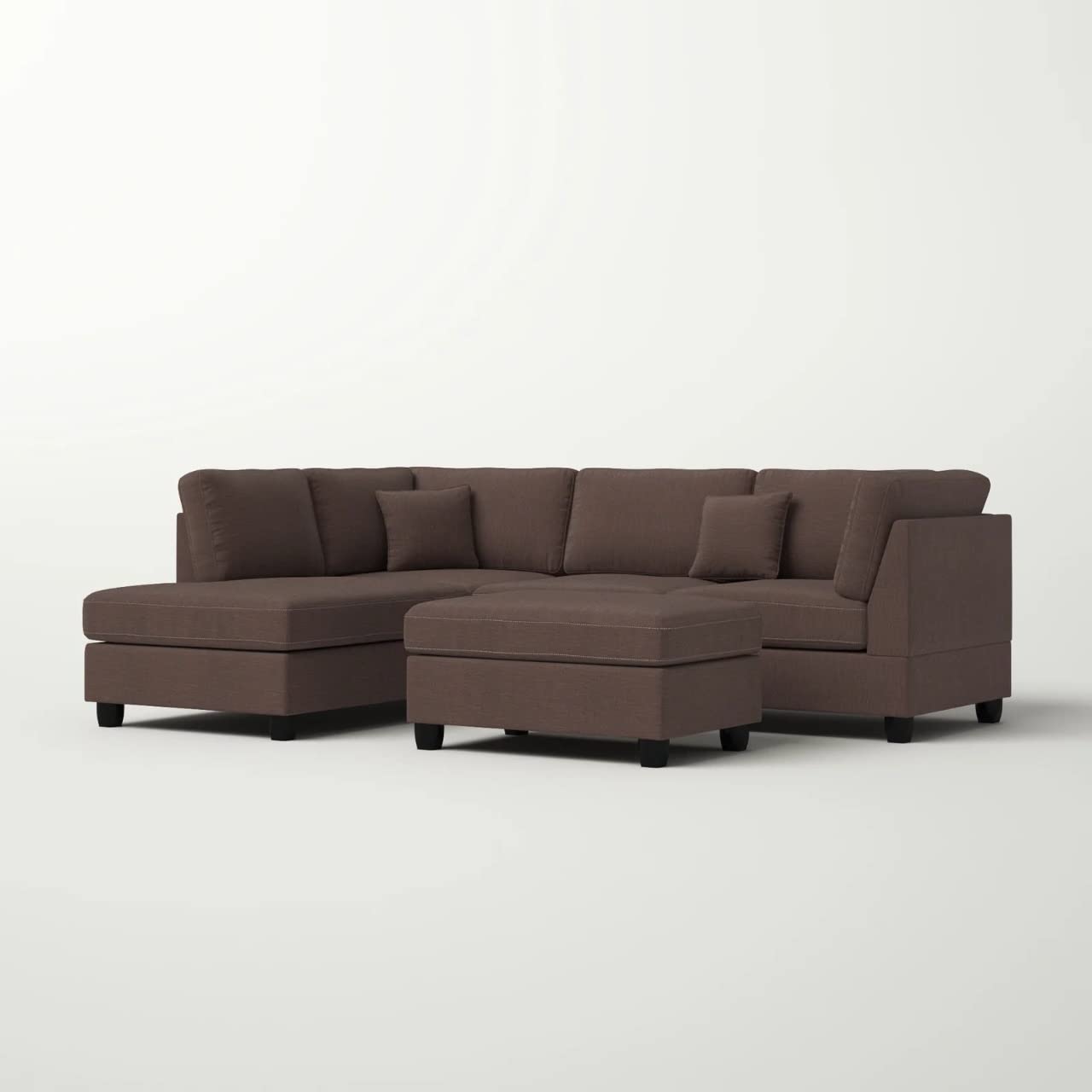 Napper 6 Seater LHS L Shape Sofa Set - Torque India
