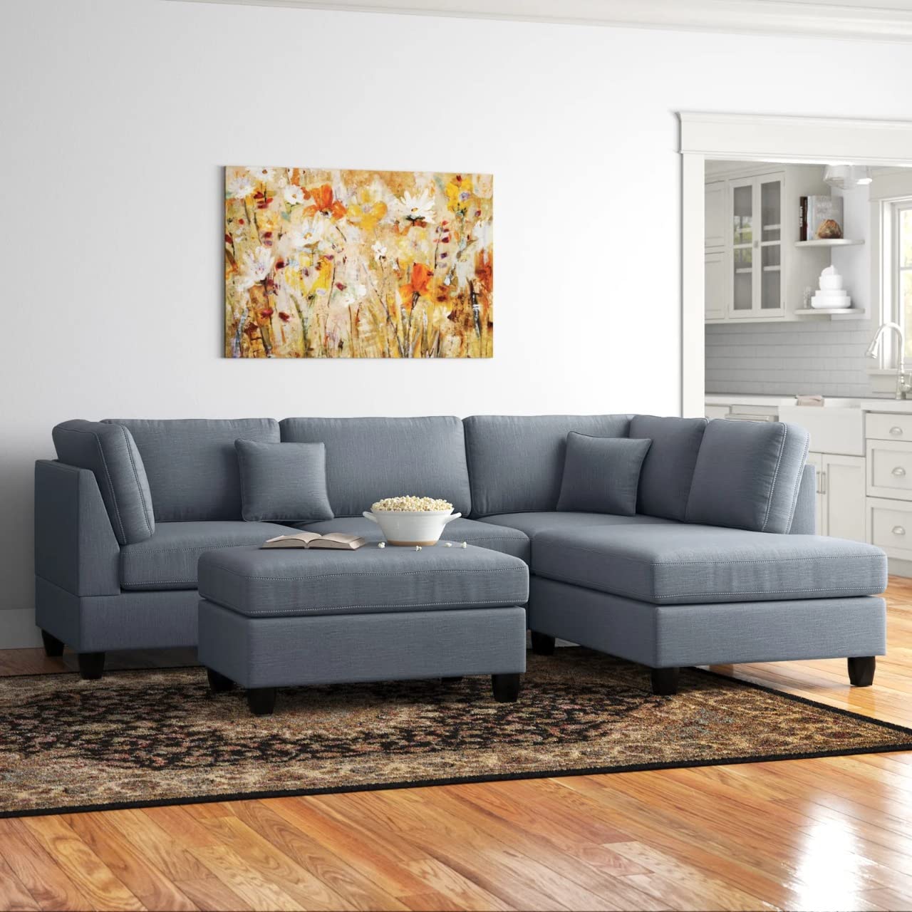 Napper 6 Seater LHS L Shape Sofa Set - Torque India