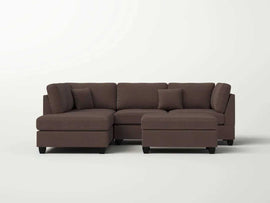 Napper 6 Seater LHS L Shape Sofa Set - Torque India