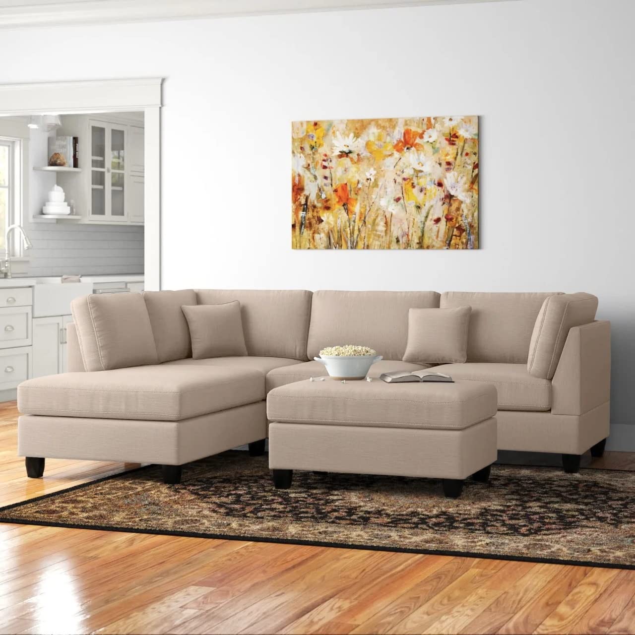 Napper 6 Seater LHS L Shape Sofa Set - Torque India