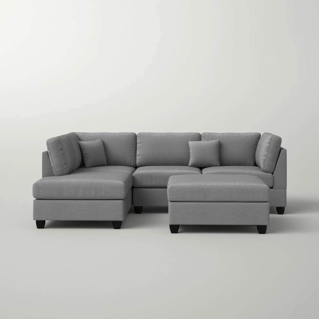Napper 6 Seater LHS L Shape Sofa Set - Torque India
