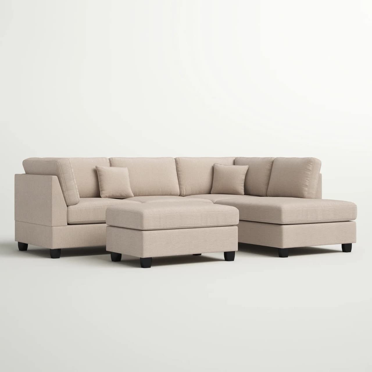 Napper 6 Seater LHS L Shape Sofa Set - Torque India