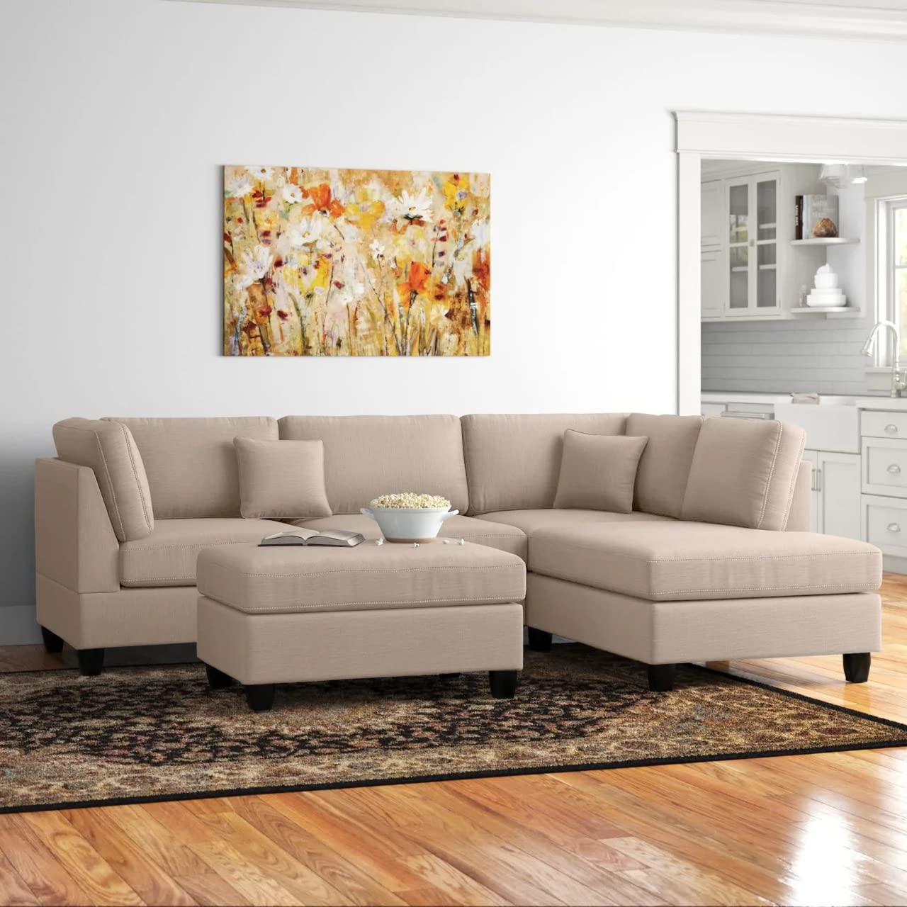 Napper 6 Seater LHS L Shape Sofa Set - Torque India