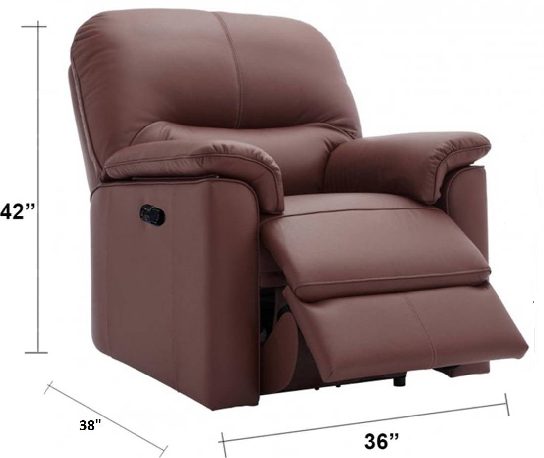 Parkwood Leatherette Manual Recliner - Torque India