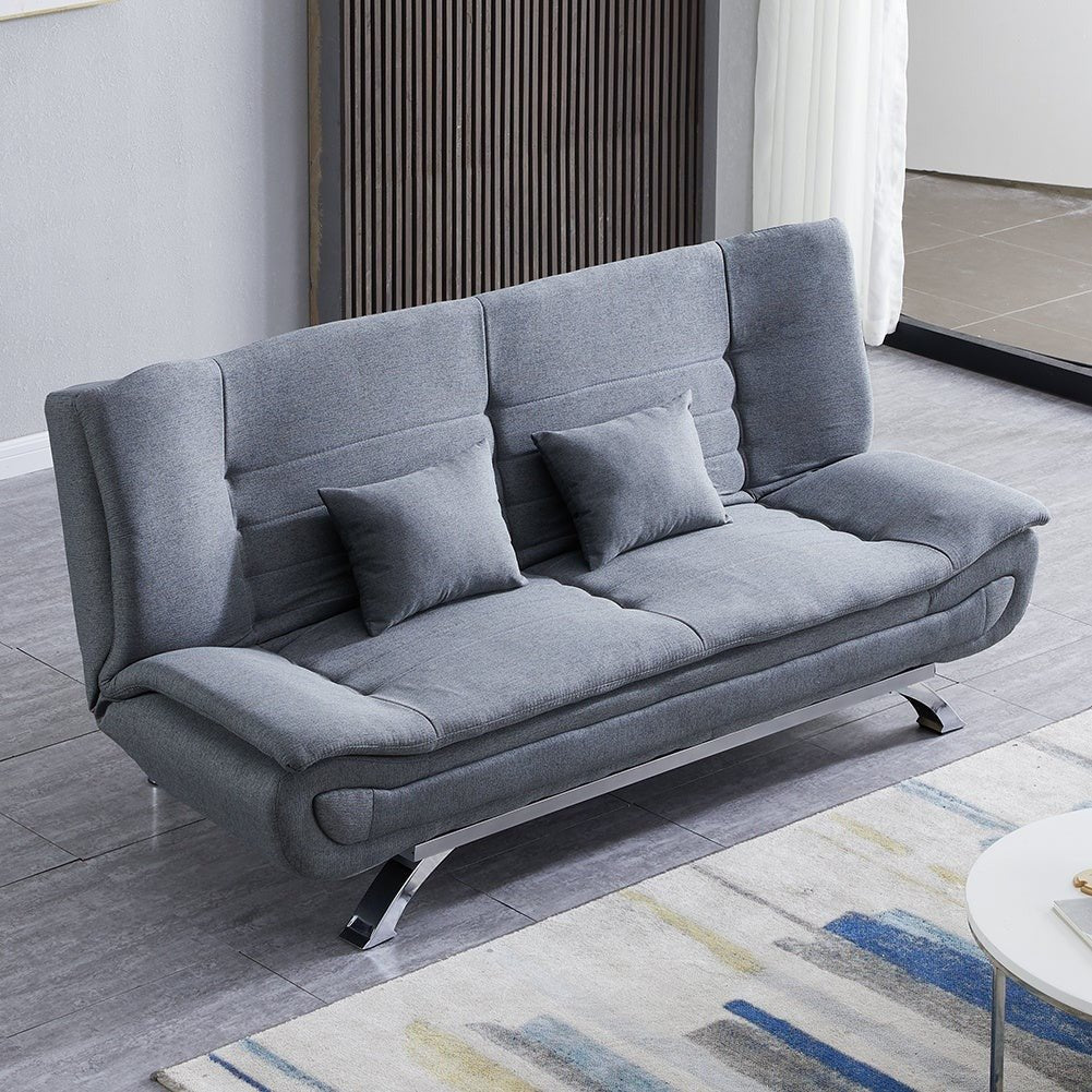 Sebastian 3 Seater Multipurpose Sofa Cum Bed in Fabric / Leatherette - Torque India