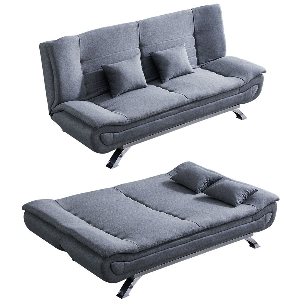 Sebastian 3 Seater Multipurpose Sofa Cum Bed in Fabric / Leatherette - Torque India